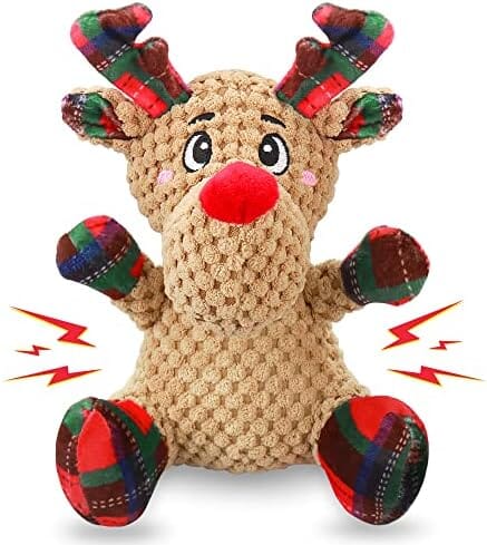 Dog Squeaky Toy with Crinkle Paper