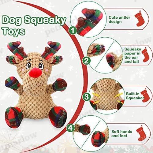 Dog Squeaky Toy with Crinkle Paper – view 3