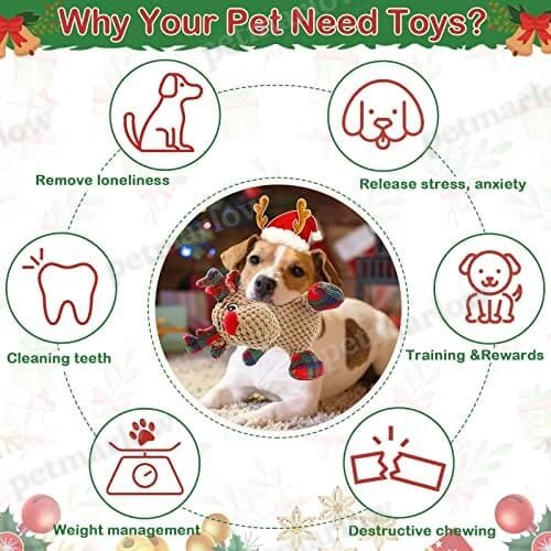 Dog Squeaky Toy with Crinkle Paper – view 4
