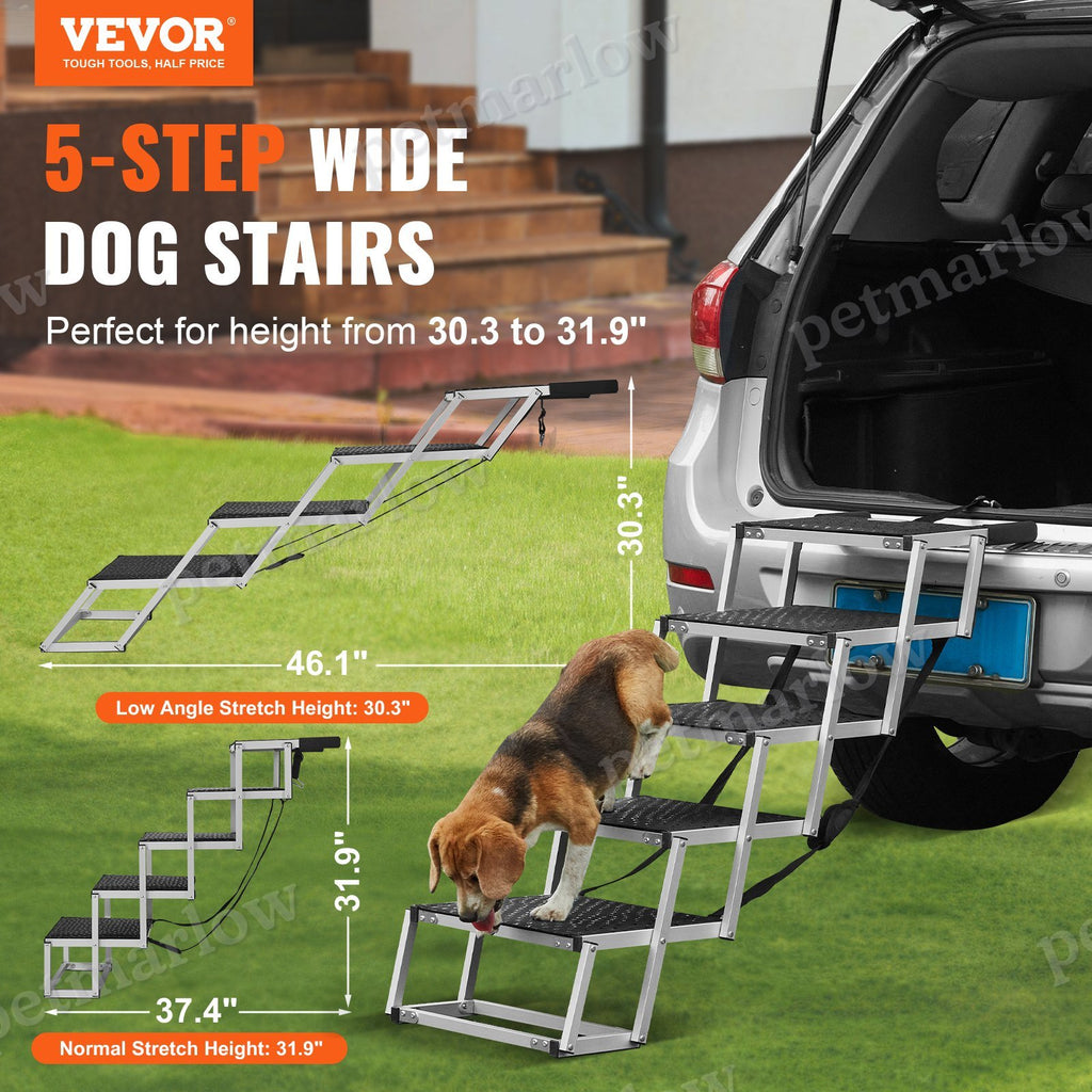 5-Step Folding Dog Stairs – view 3