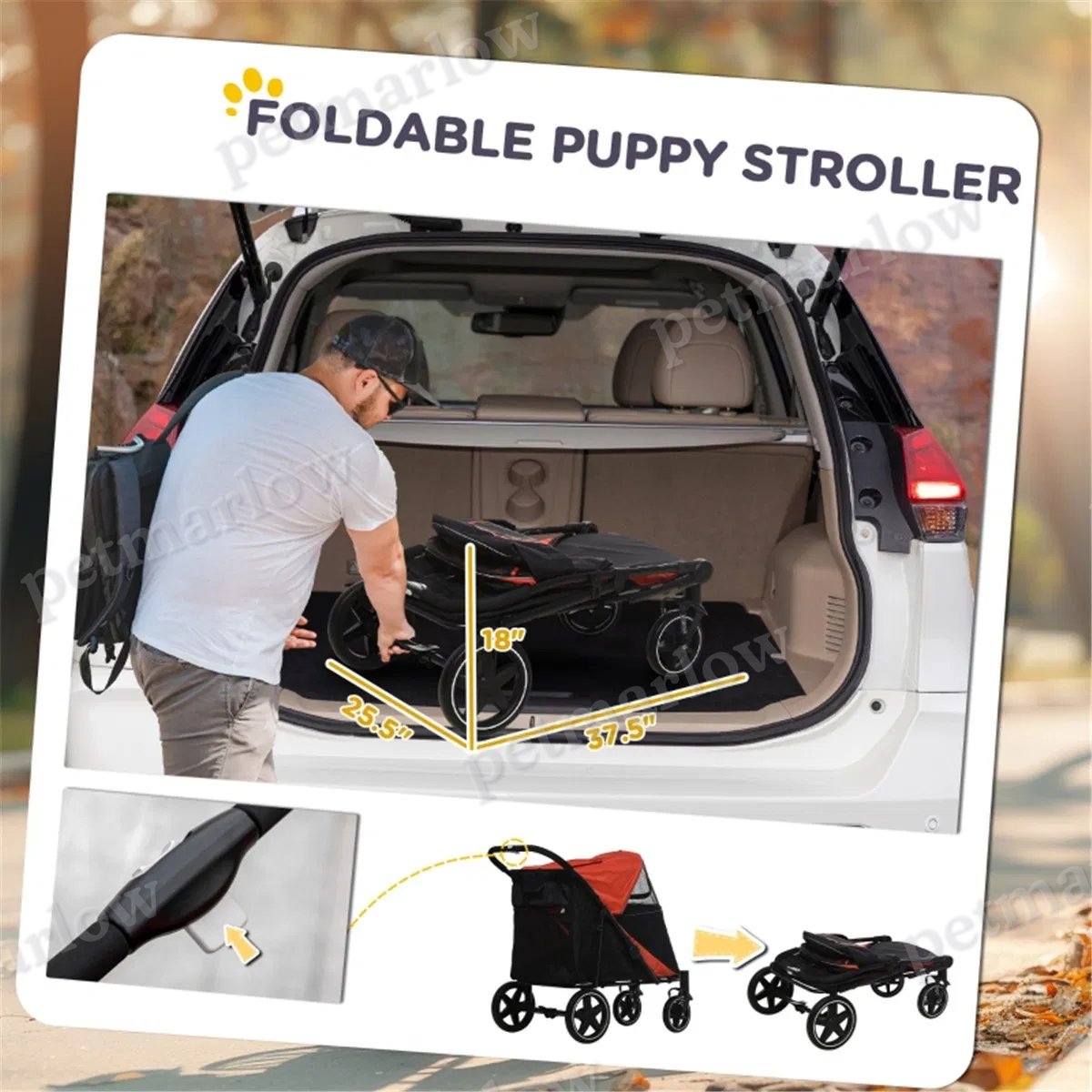 Dog Stroller for Large and Medium Pets