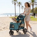Dog Stroller for Medium Dogs with Panoramic Windows – view 2
