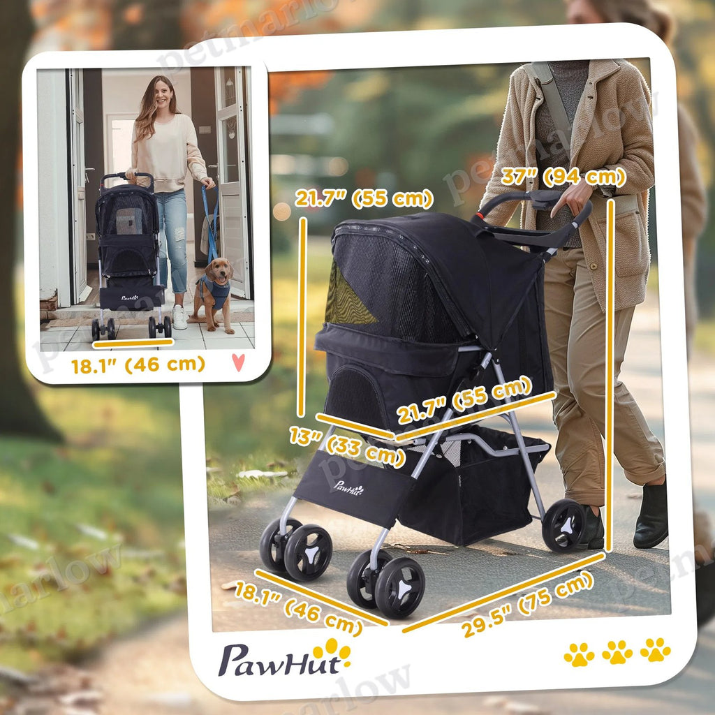 Dog Stroller with Cup Holder – view 5