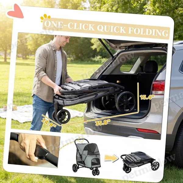 Dog Stroller, Pet Stroller – view 5