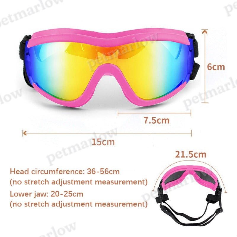 Dog Sunglasses Goggles Adjustable Straps Windproof Dustproof Dog Sunglasses – view 4