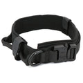 Dog Training Collar Adjustable Tactical Dog Collar And Leash Set – Black Collar / M (34-42cm)