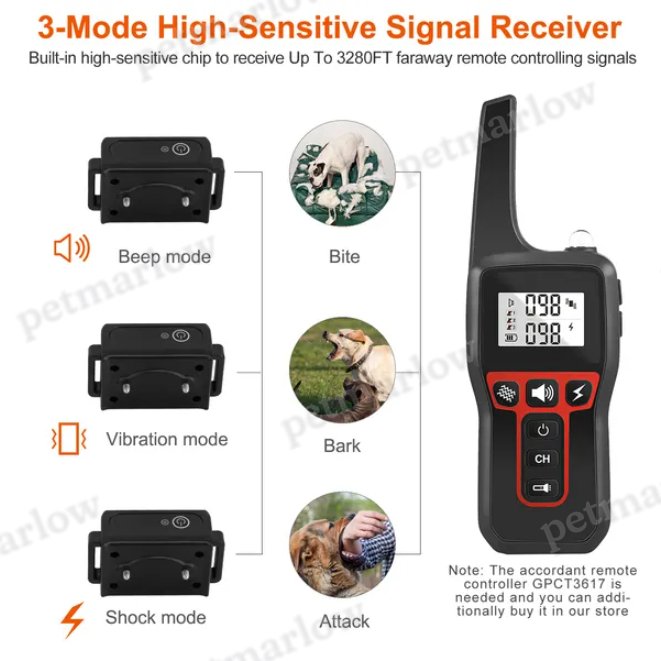 Dog Training Collar Receiver Waterproof for Dogs – view 3