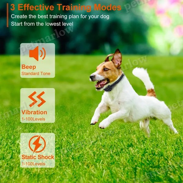 Dog Training Collar with Beep, Vibration, and Shock Modes – view 3