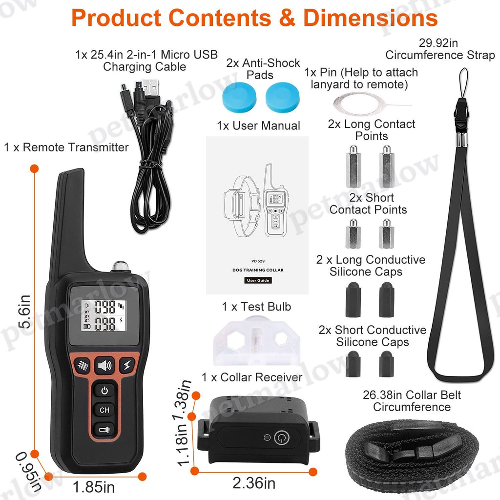 Dog Training Collar with Beep, Vibration, and Shock Modes – view 5