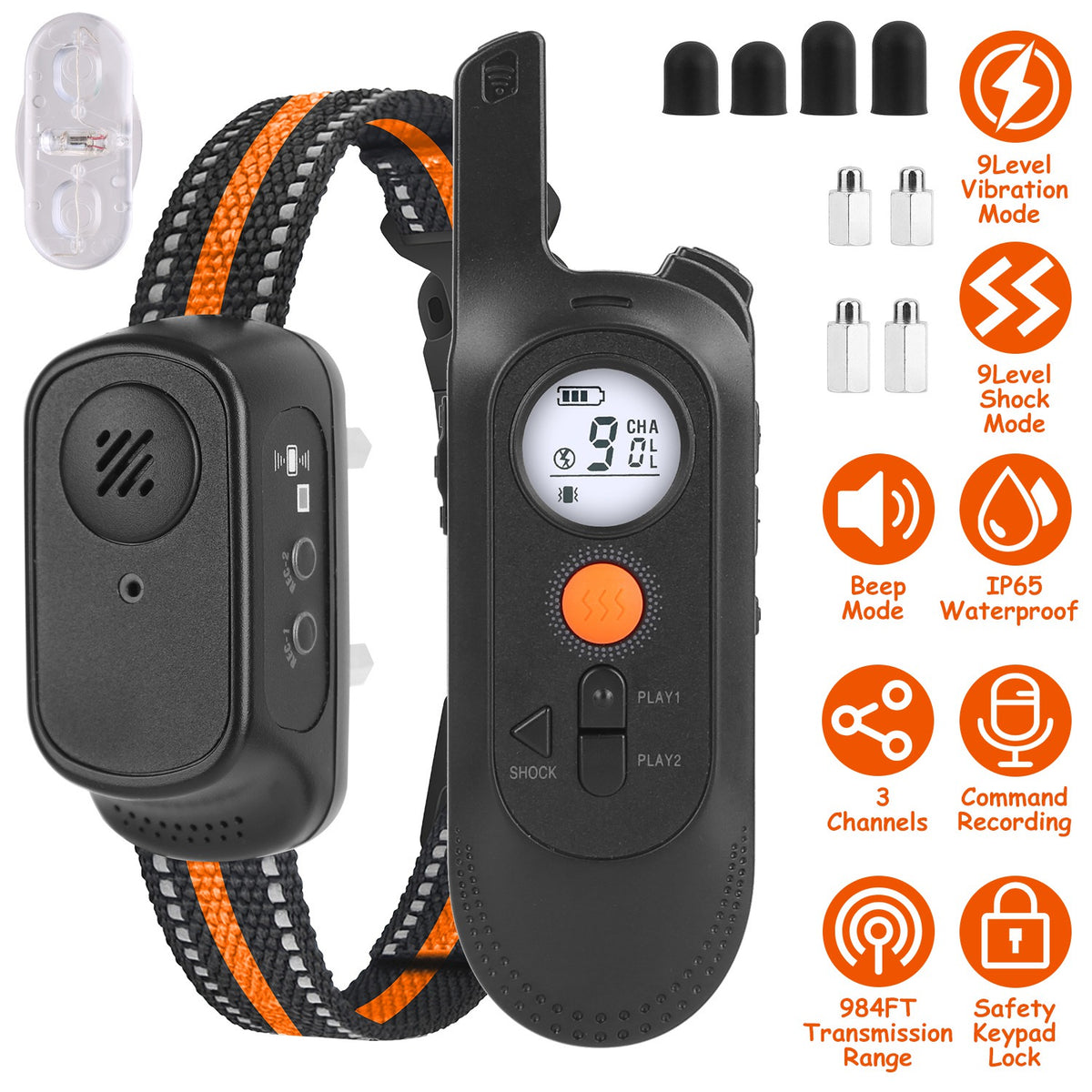 Dog Training Collar with Remote and 3 Training Modes