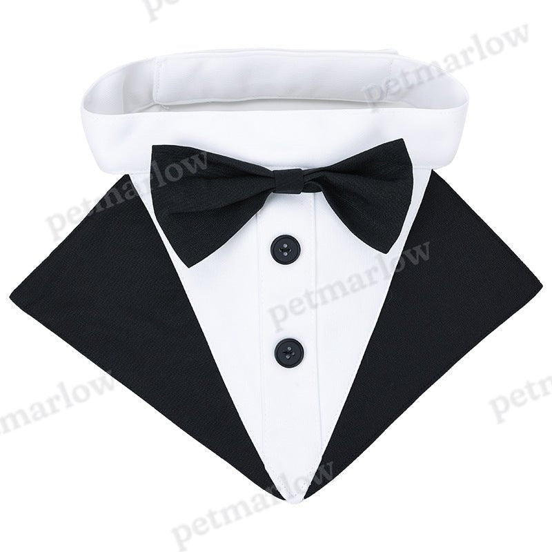Dog Tuxedo Bandana Dog Costumes Bow Tie – view 4