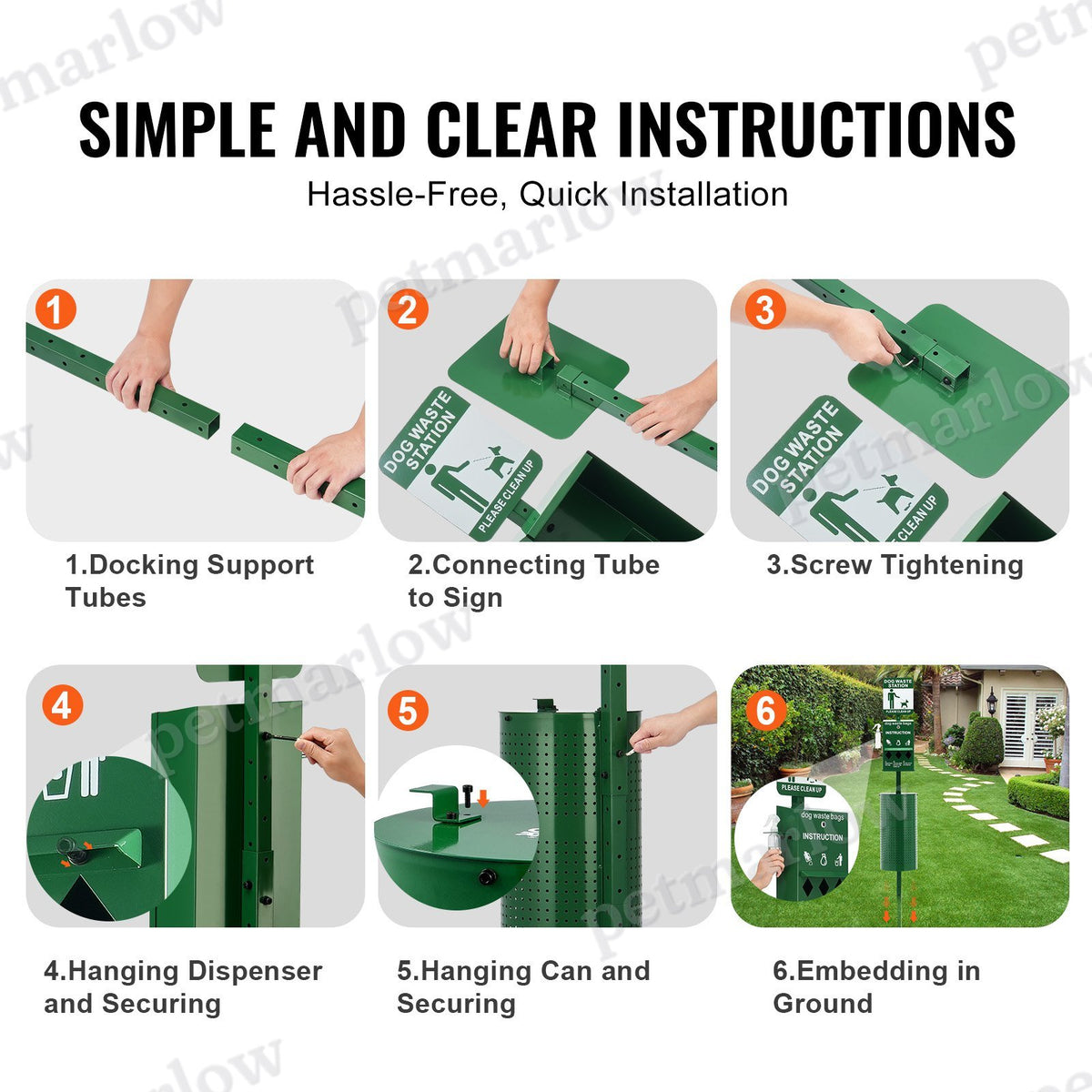 Dog Waste Station With 600 Dog Poop Bags – view 6