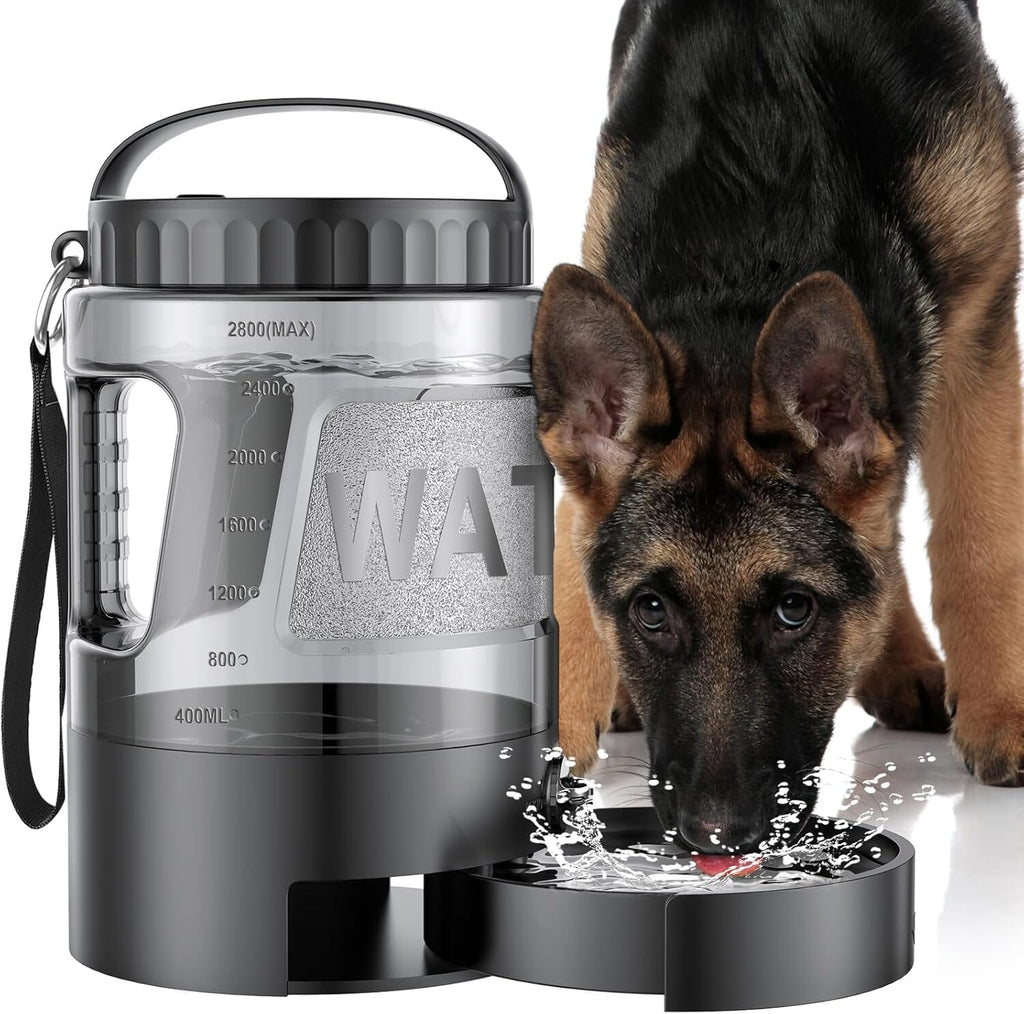 Dog Water Bottle Travel Bowl - 95oz