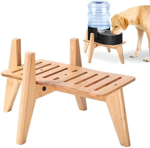 Dog Water Bowl Dispenser Stand