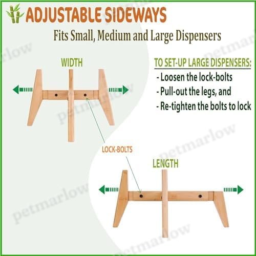Dog Water Bowl Dispenser Stand – view 6