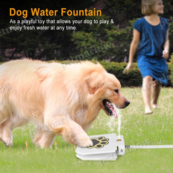Dog Water Fountain Outdoor Step-On Activated – view 6