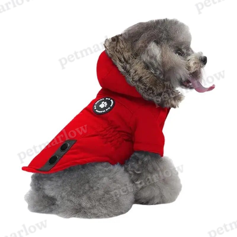 Dog Winter Coat Windproof Warm Thick Dog Jacket With Hood – view 5