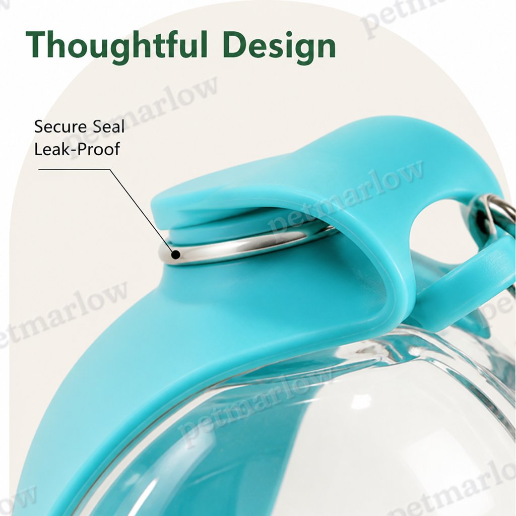 Petmarlow 2-in-1 Leak-Proof Dog Water Bottle (Foldable Silicone Bowl) – view 6