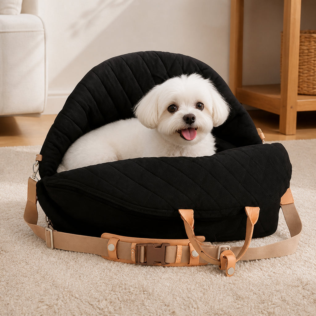 Petmarlow 3-in-1 Convertible Pet Carrier – Black