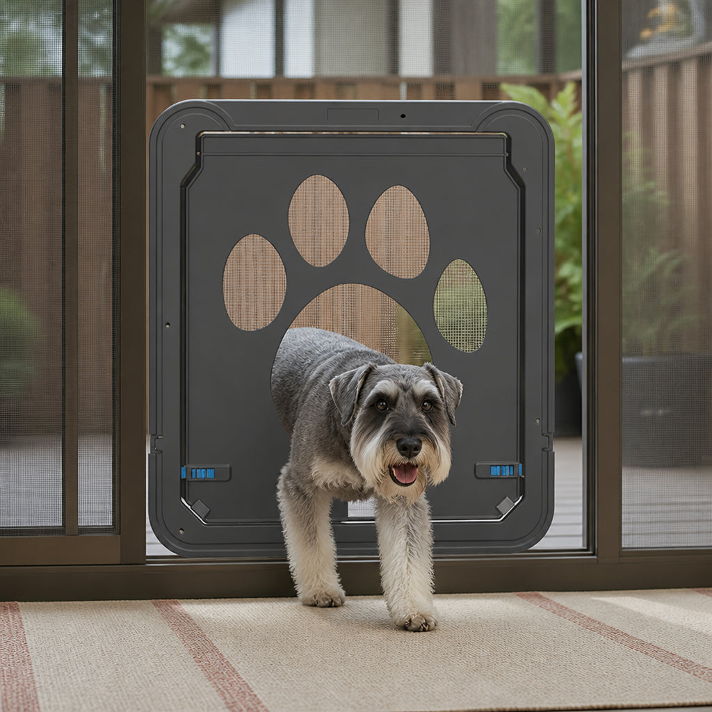 Petmarlow 4-Way Lockable & Insulated ABS Pet Door