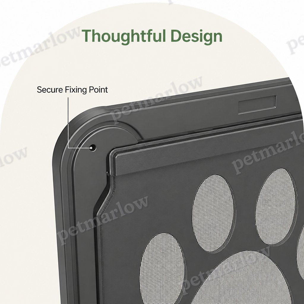Petmarlow 4-Way Lockable & Insulated ABS Pet Door – view 5