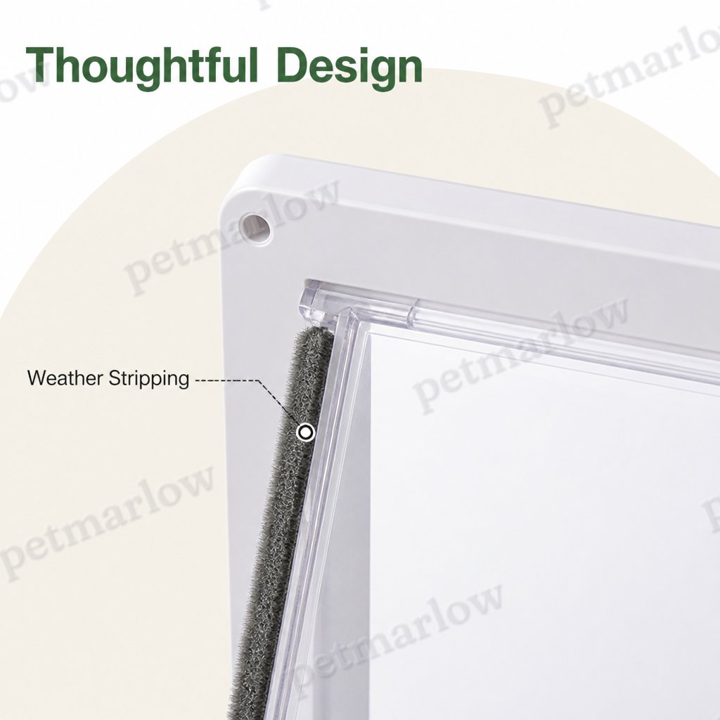 Petmarlow 4-Way Locking & Self-Closing Pet Door – view 6