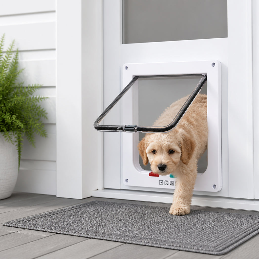 Petmarlow 4-Way Security Cat & Small Dog Flap Door