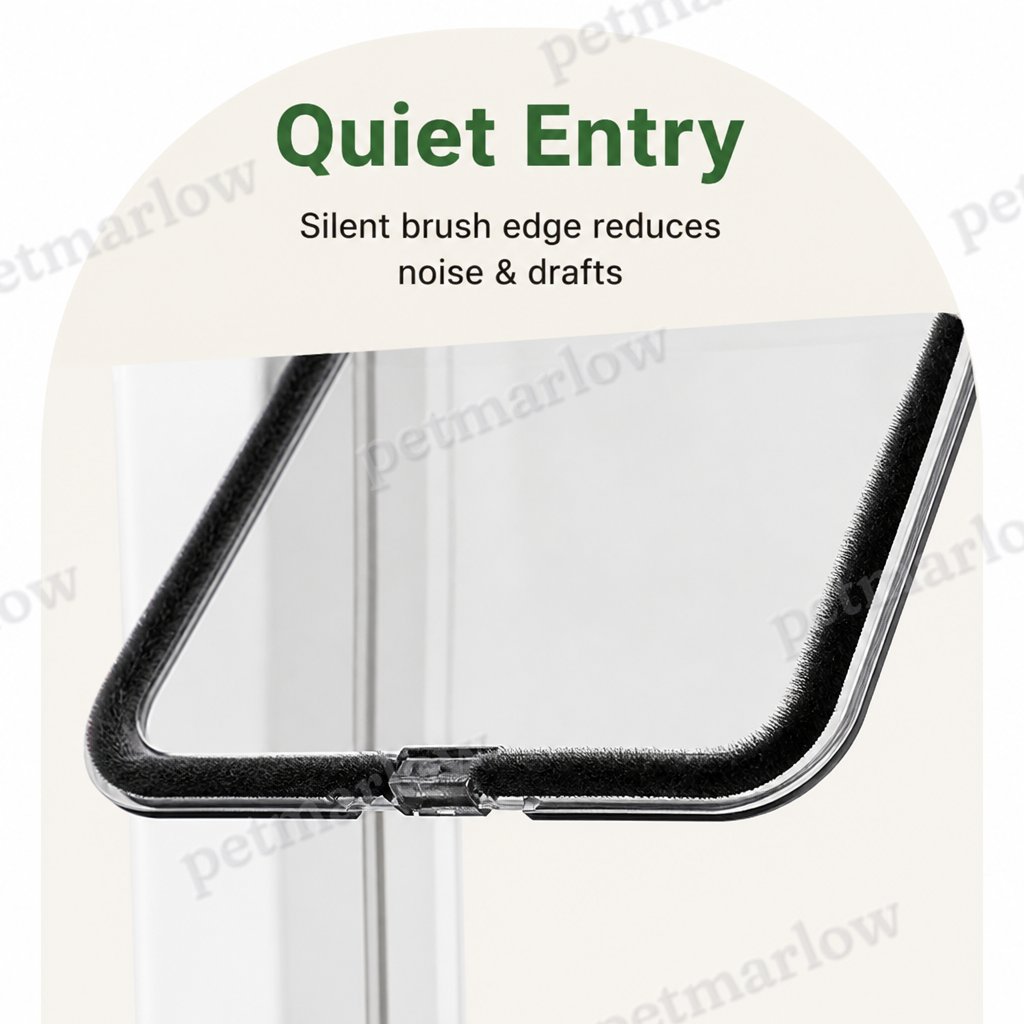 Petmarlow 4-Way Security Lock & Transparent Swing Pet Door (Multiple Sizes) – view 6