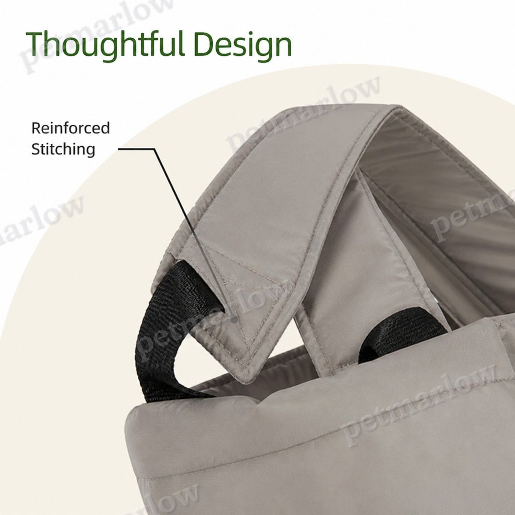 Petmarlow Adjustable Crossbody & Hard-Bottom Pet Carrier – view 5