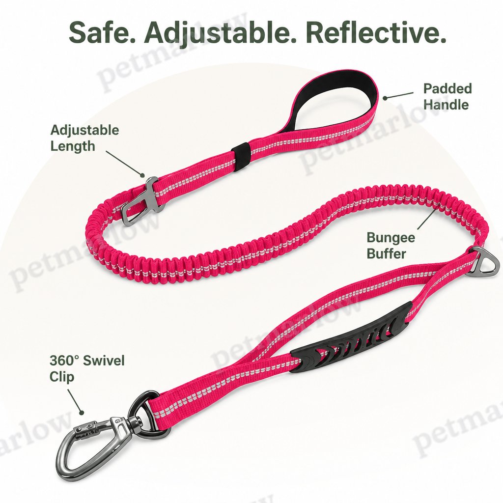 Petmarlow Adjustable Durable Nylon Dog Leash (Quick-Release) – view 2