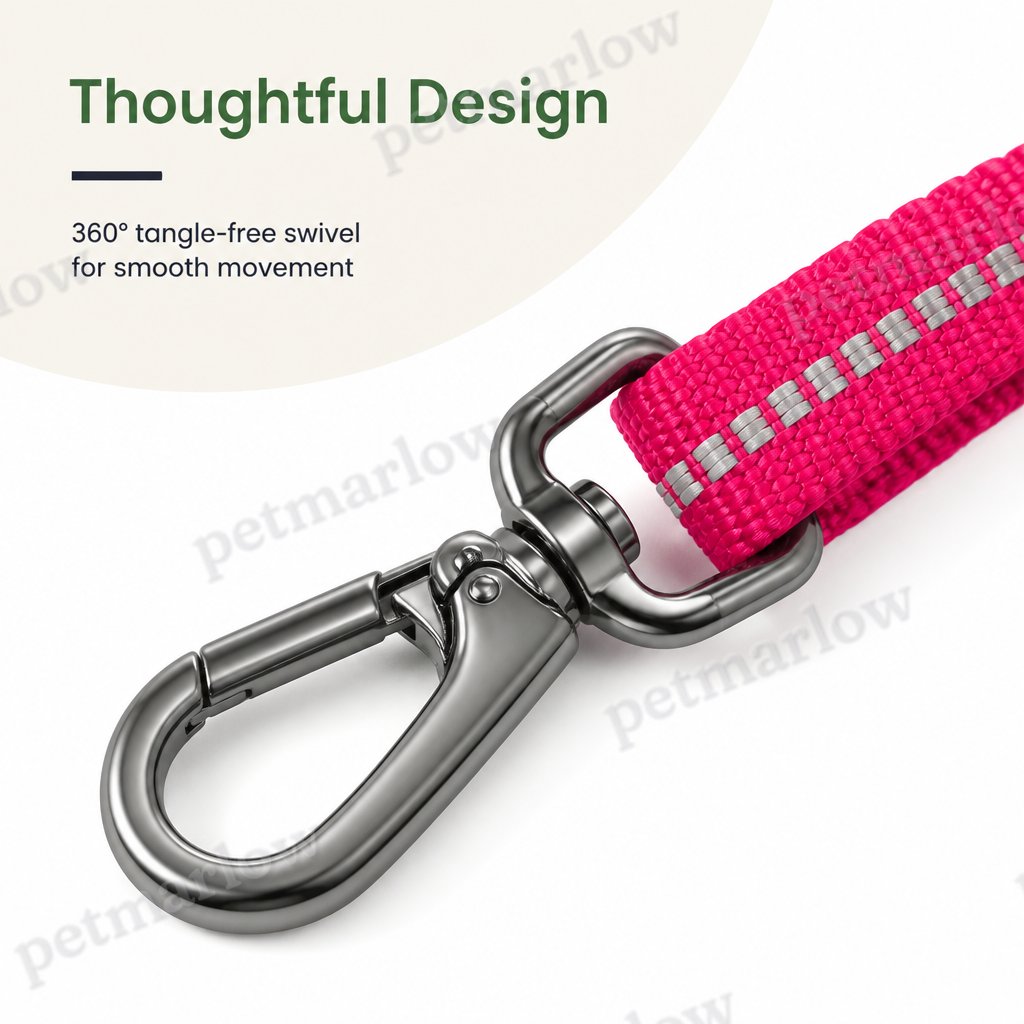 Petmarlow Adjustable Durable Nylon Dog Leash (Quick-Release) – view 4