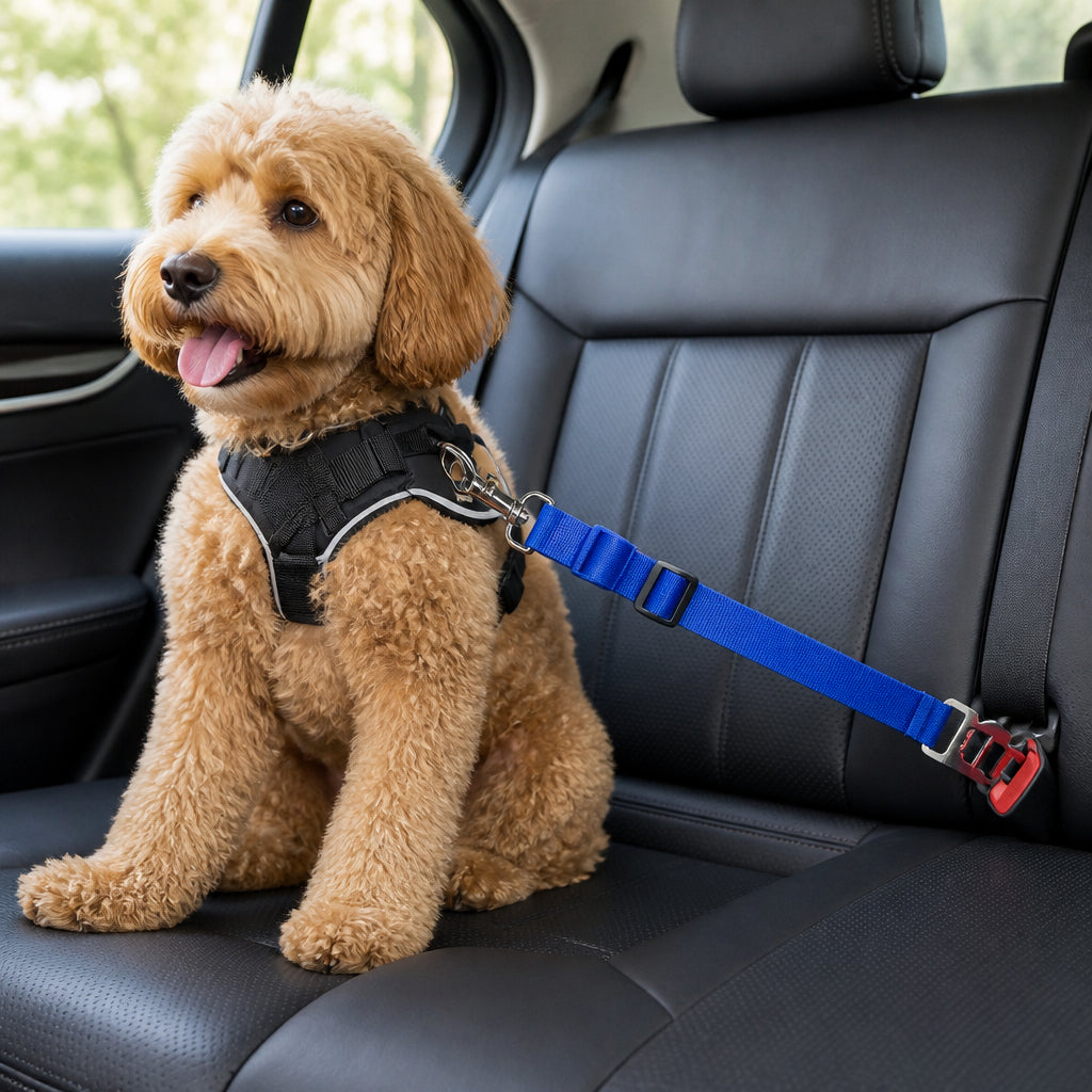 Petmarlow Adjustable & Durable Pet Car Seat Belt