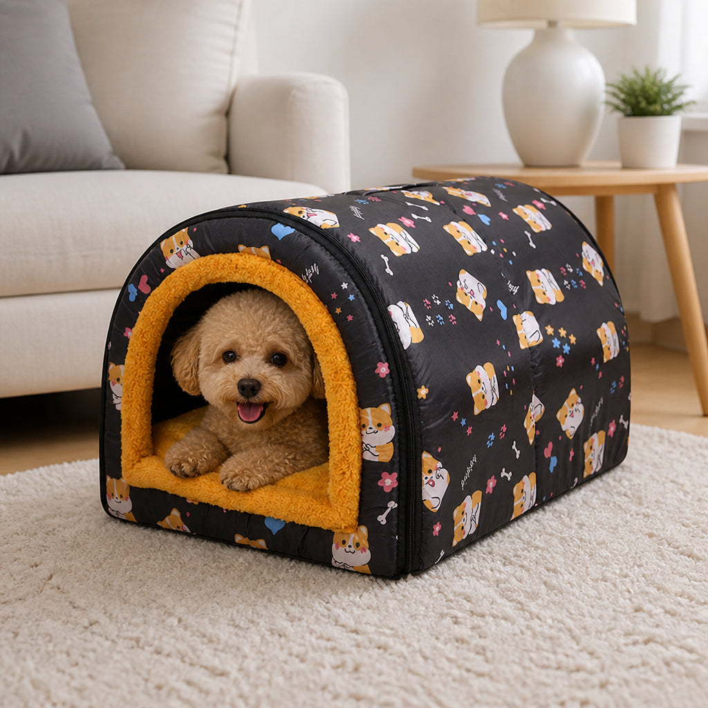 Petmarlow All-Season Dismantlable & Washable Pet House (Detachable Cushion) – view 4