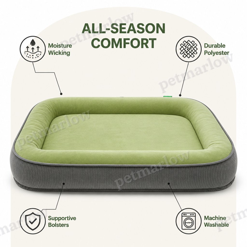 Petmarlow All-Season Moisture-Wicking Polyester Dog Bed – view 4