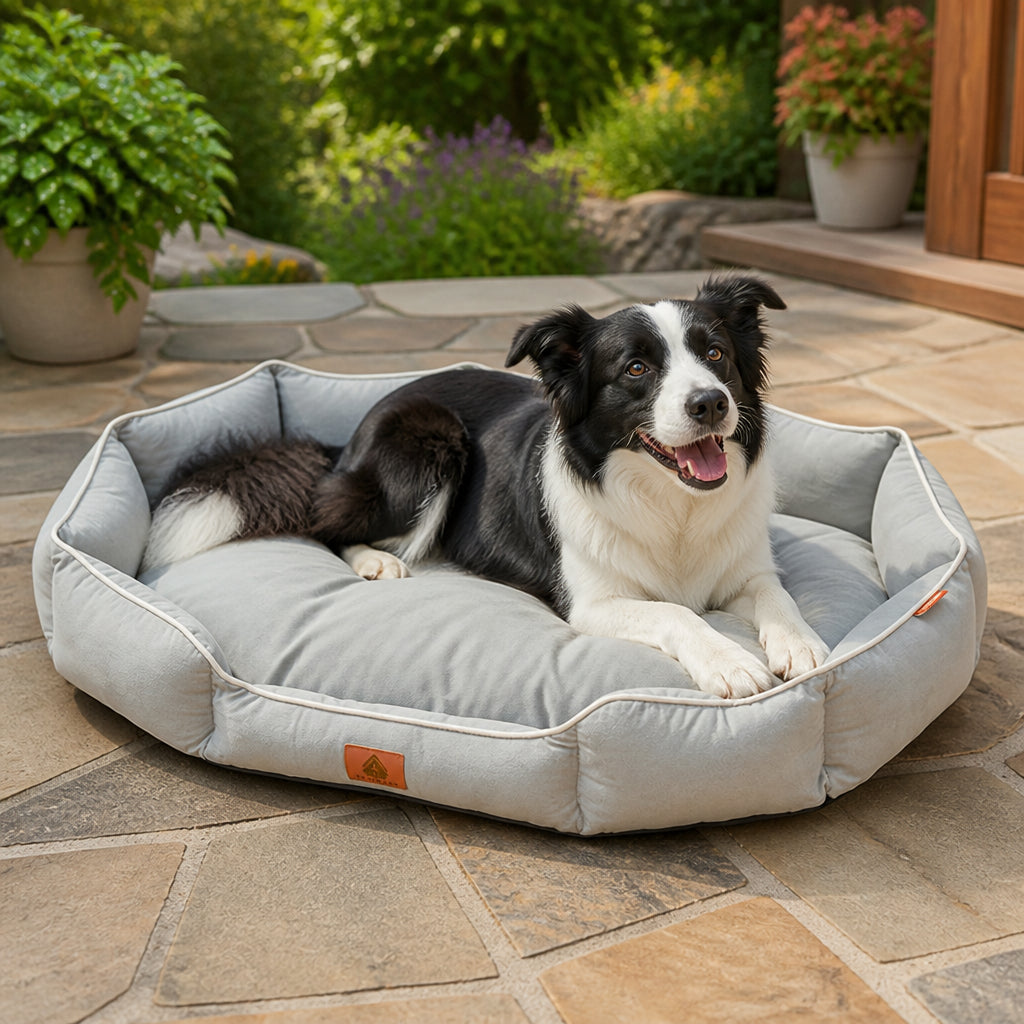 Petmarlow All-Season Plush Donut Pet Bed