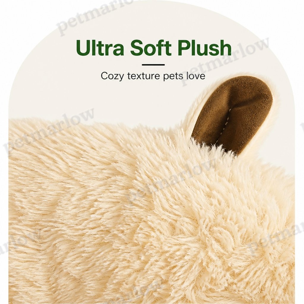 Petmarlow Alpaca Plush High-Rebound Pet Bed – view 5