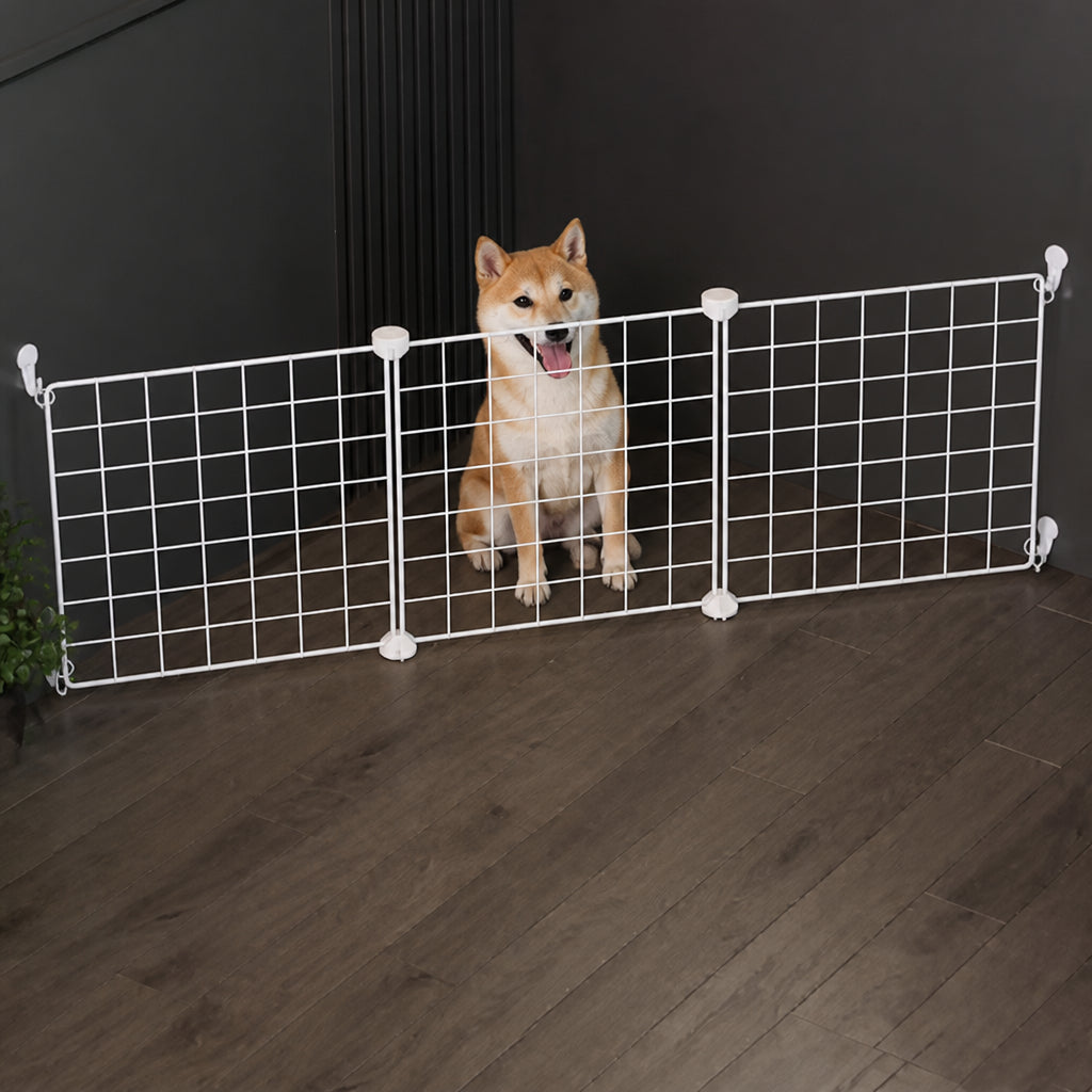 Petmarlow Anti-Escape Mesh & Adjustable Steel Frame Puppy Fence – view 4