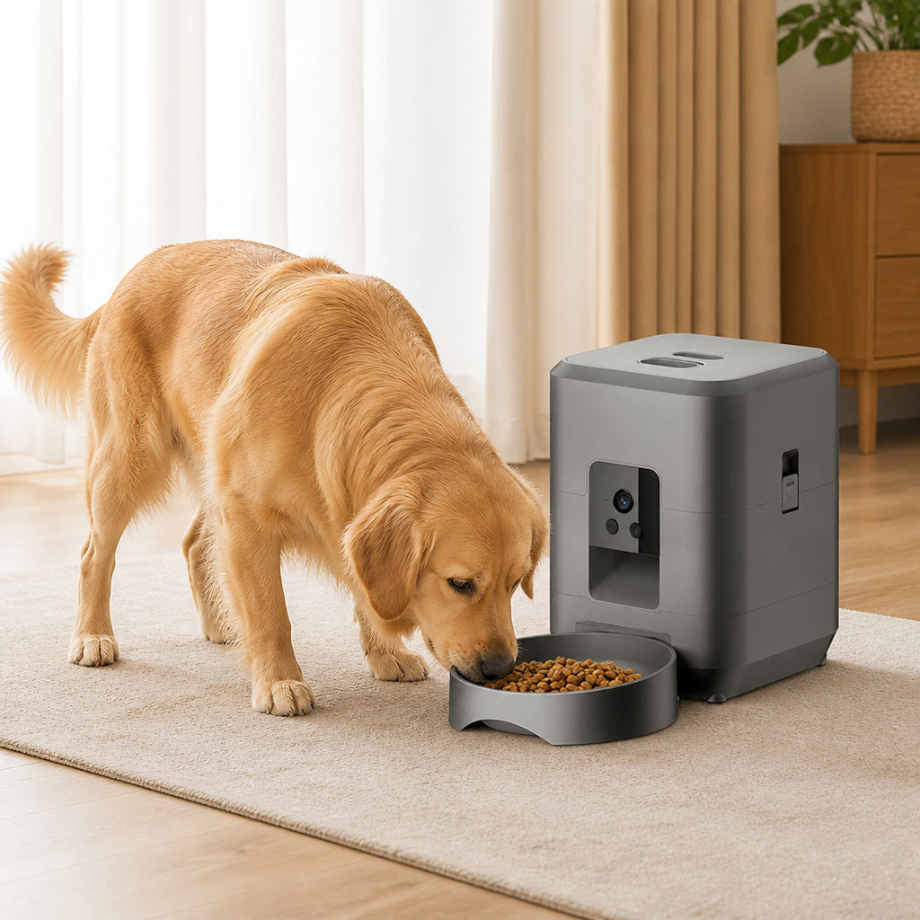 Petmarlow App-Controlled Wi‑Fi Camera Automatic Pet Feeder (2L Capacity)