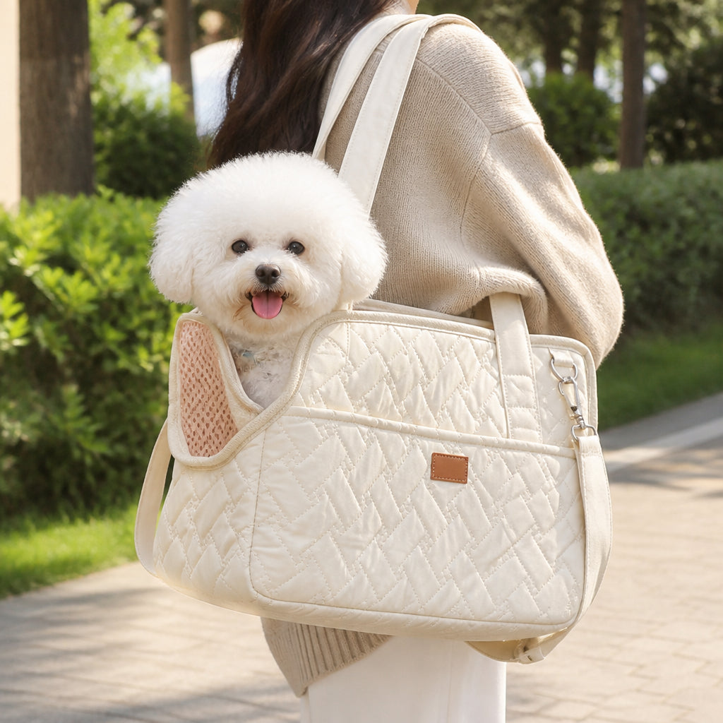 Petmarlow Breathable Mesh & Escape-Proof Pet Carrier Tote