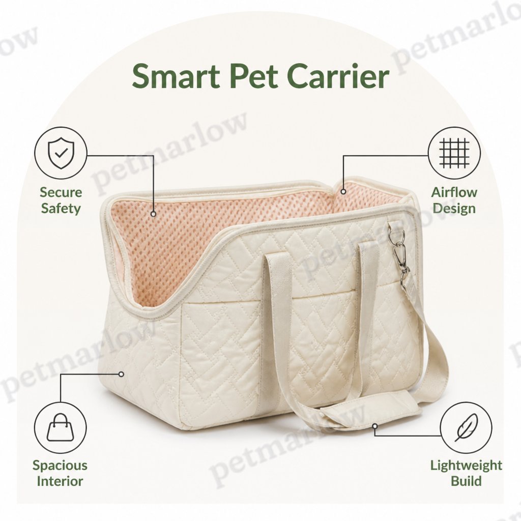 Petmarlow Breathable Mesh & Escape-Proof Pet Carrier Tote – view 4