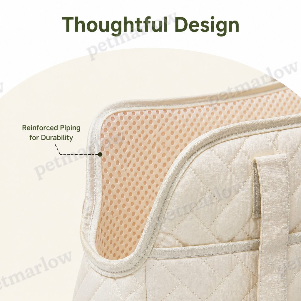 Petmarlow Breathable Mesh & Escape-Proof Pet Carrier Tote – view 6