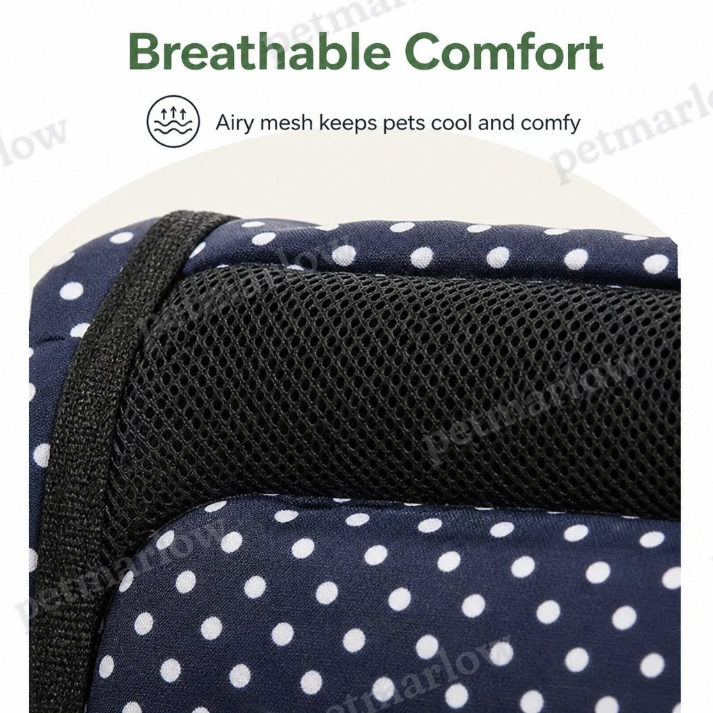 Petmarlow Breathable Mesh & Insulated Pet Carrier (Foldable) – view 5