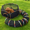 Petmarlow Breathable Mesh & Waterproof Cat Playpen (Pop-Up Tent & Tunnel)