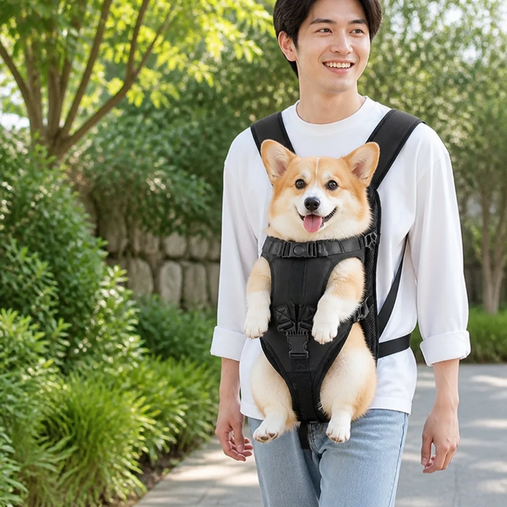 Petmarlow Breathable Oxford & Adjustable Straps Carrier Backpack