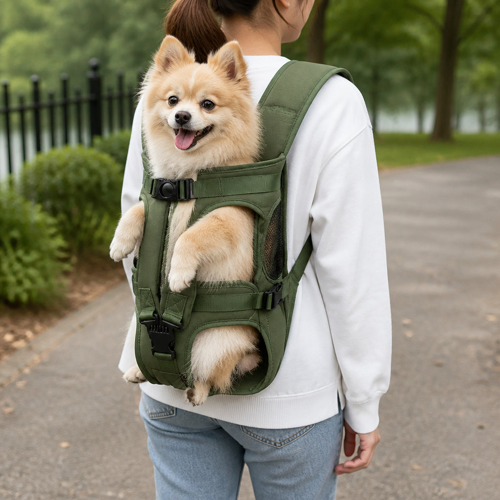 Petmarlow Breathable Oxford & Adjustable Straps Carrier Backpack – view 3