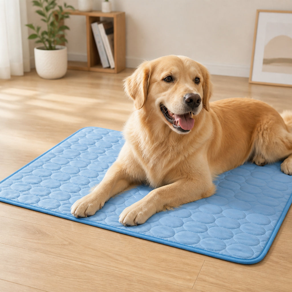 Petmarlow Breathable Polyester Cooling Mat (Washable Cover)