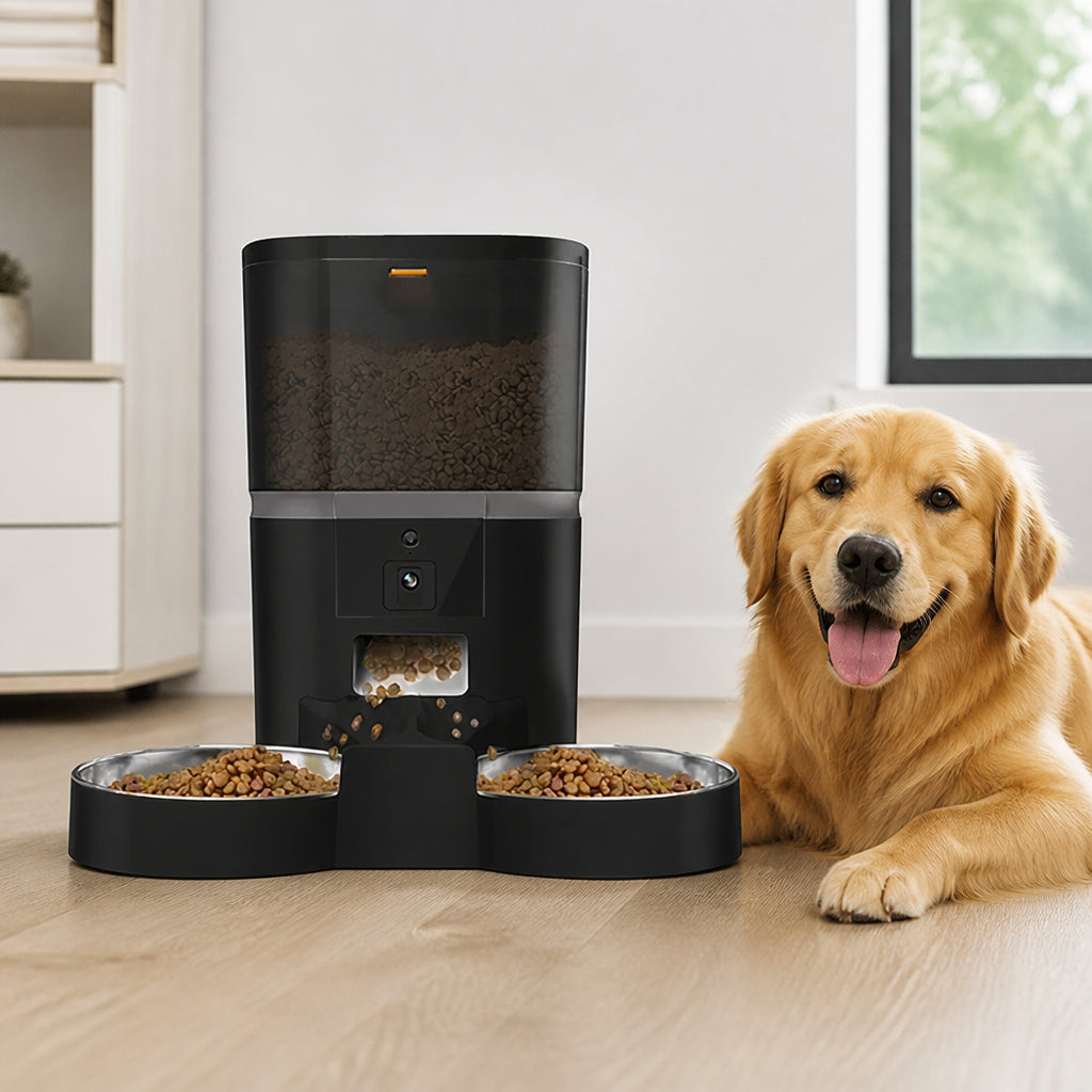 Petmarlow Built-In Camera & Portion-Control Automatic Feeder (4L)