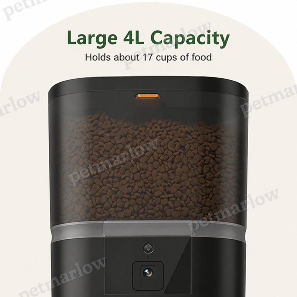 Petmarlow Built-In Camera & Portion-Control Automatic Feeder (4L) – view 5