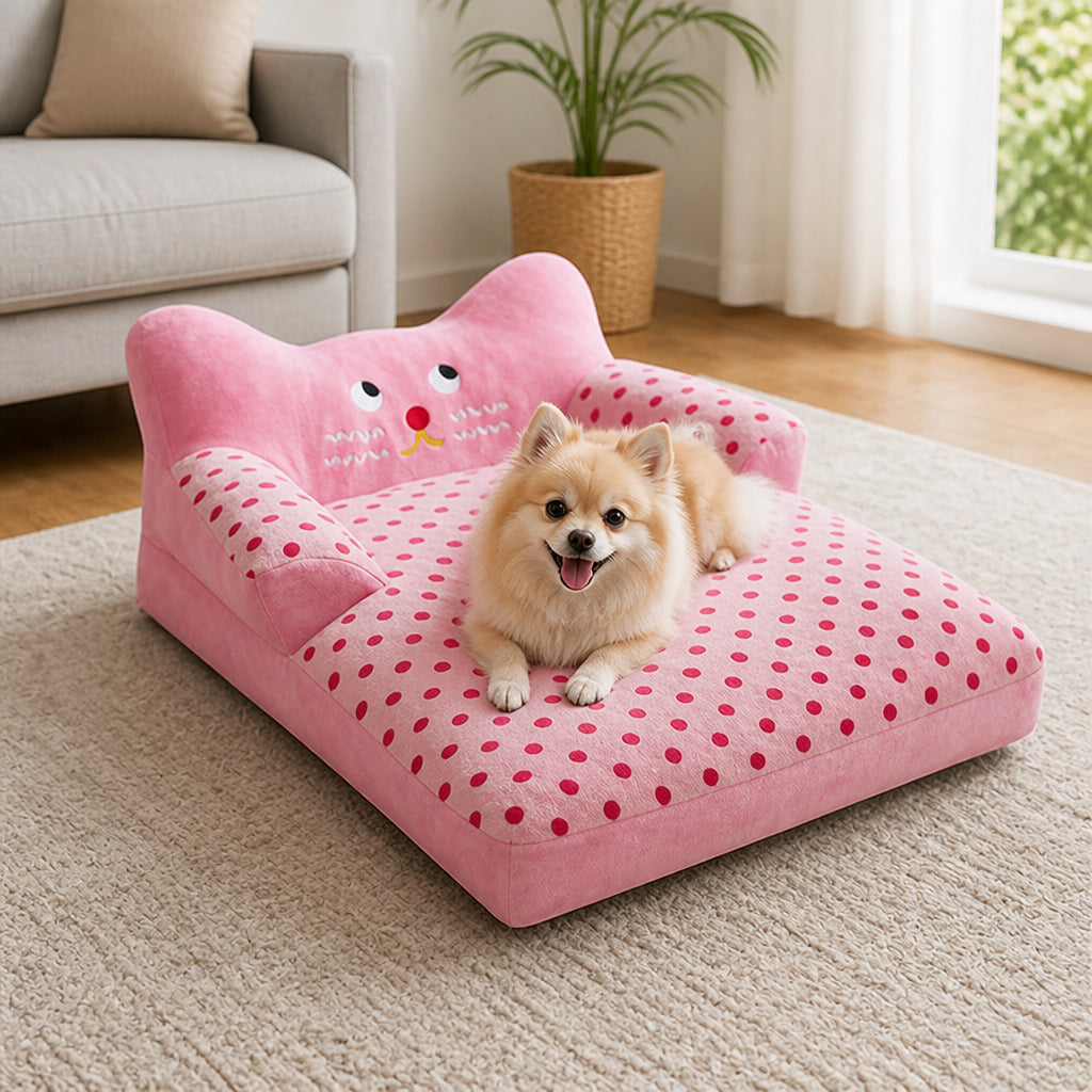 Petmarlow Calming Washable & Non-Slip Sofa Bed (Removable Cover)