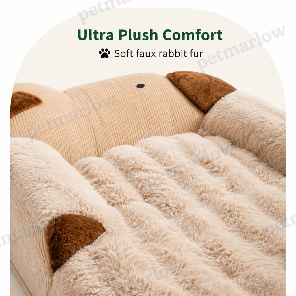 Petmarlow Calming Washable & Non-Slip Sofa Bed (Removable Cover) – view 5